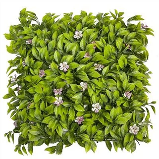 Κίτρινο-πράσινο ψεύτικο γρασίδι τοίχου